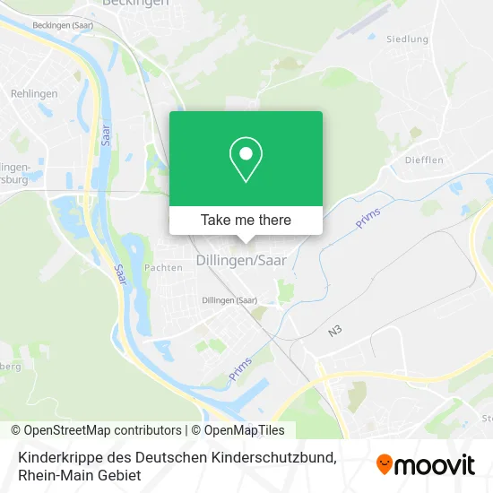 Карта Kinderkrippe des Deutschen Kinderschutzbund