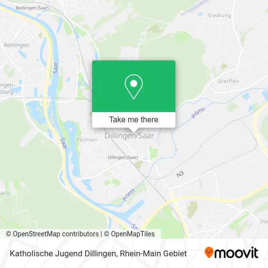 Карта Katholische Jugend Dillingen