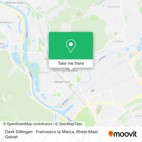 Devk Dillingen - Francesco la Marca map