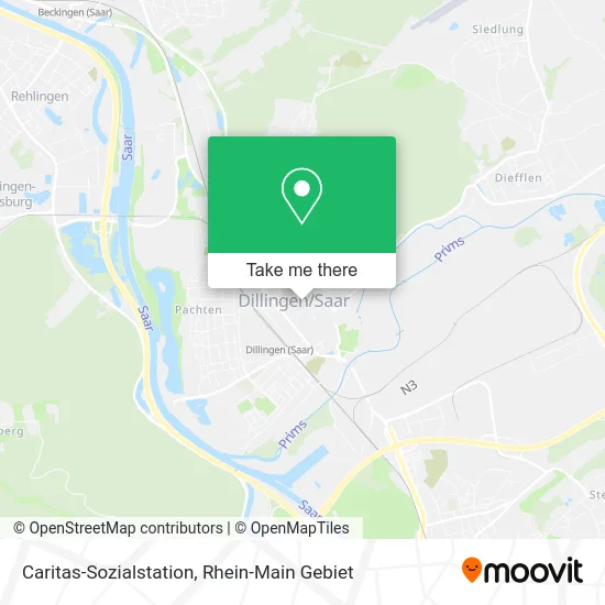 Карта Caritas-Sozialstation