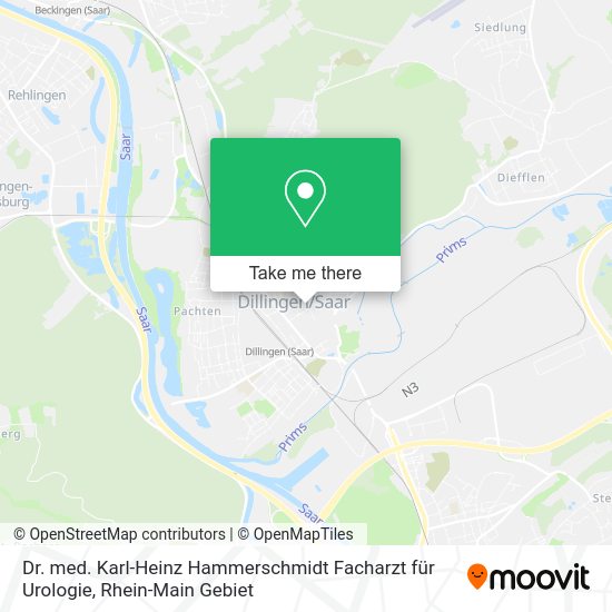 Карта Dr. med. Karl-Heinz Hammerschmidt Facharzt für Urologie