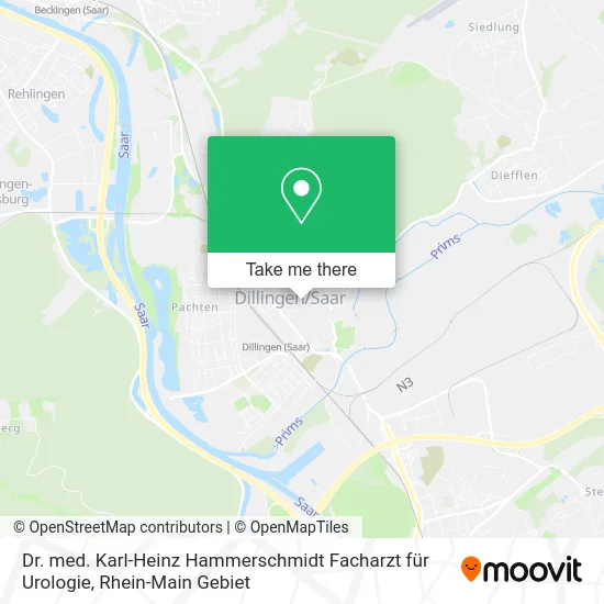 Карта Dr. med. Karl-Heinz Hammerschmidt Facharzt für Urologie