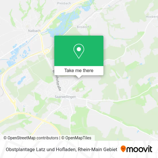Карта Obstplantage Latz und Hofladen
