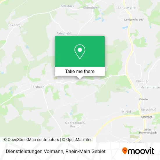 Карта Dienstleistungen Volmann