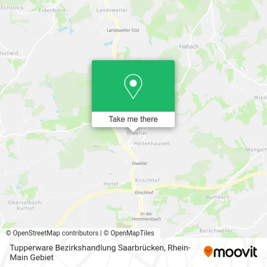 Карта Tupperware Bezirkshandlung Saarbrücken