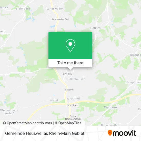 Карта Gemeinde Heusweiler