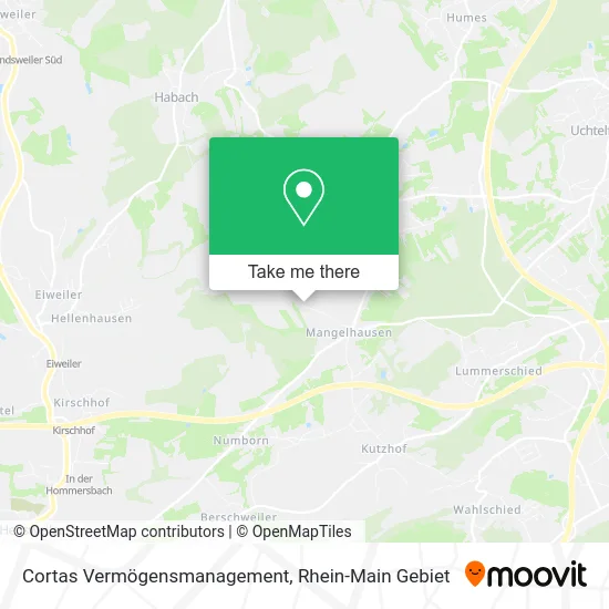 Карта Cortas Vermögensmanagement