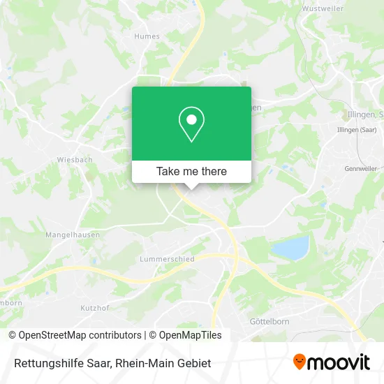 Карта Rettungshilfe Saar