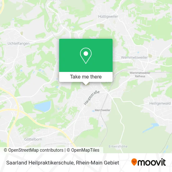 Карта Saarland Heilpraktikerschule