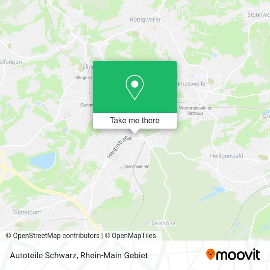 Карта Autoteile Schwarz