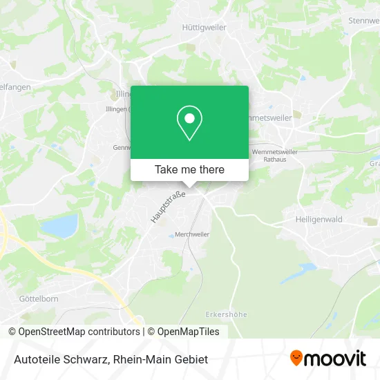 Карта Autoteile Schwarz