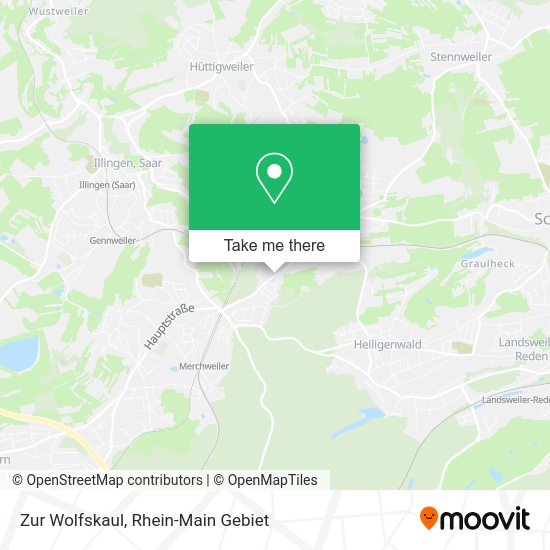 Карта Zur Wolfskaul