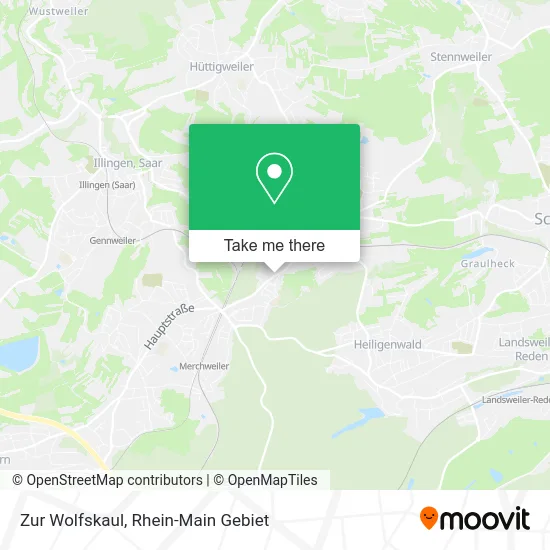 Карта Zur Wolfskaul