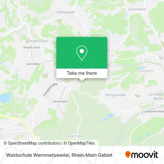 Карта Waldschule Wemmetsweiler