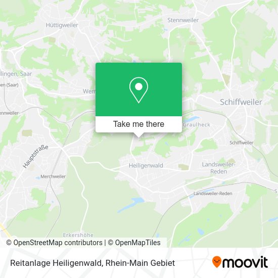 Карта Reitanlage Heiligenwald