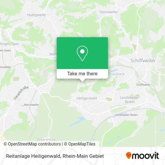 Карта Reitanlage Heiligenwald