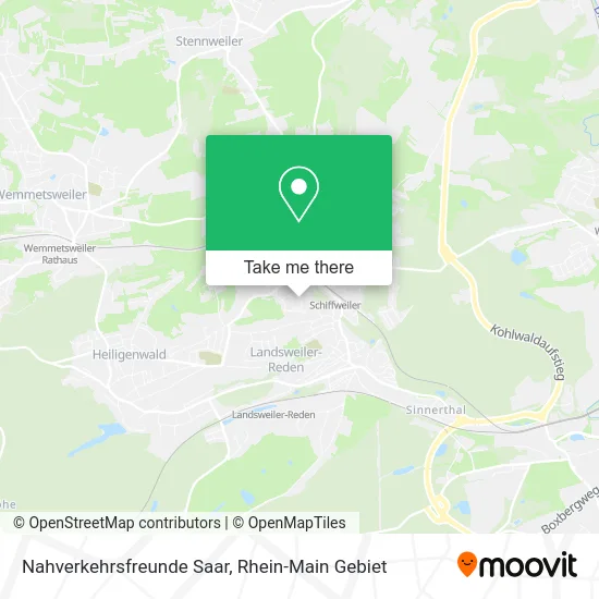 Карта Nahverkehrsfreunde Saar