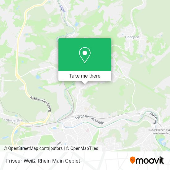 Карта Friseur Weiß