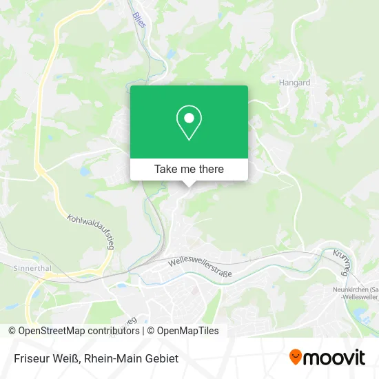 Карта Friseur Weiß