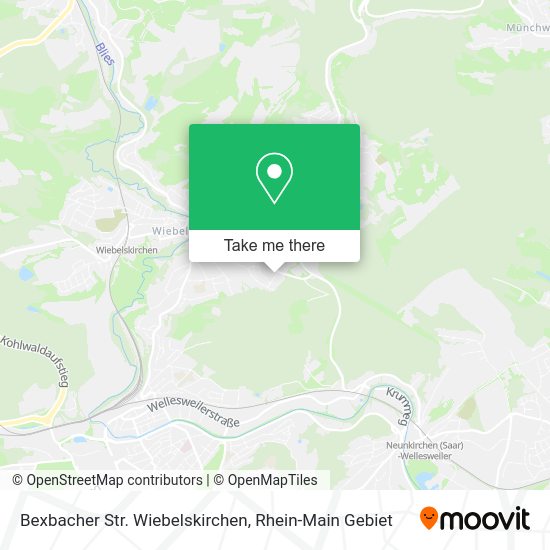 Карта Bexbacher Str. Wiebelskirchen