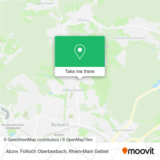 Карта Abzw. Folloch Oberbexbach