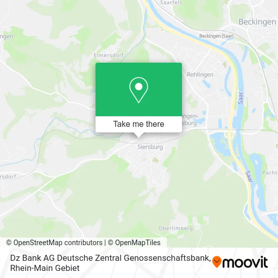 Карта Dz Bank AG Deutsche Zentral Genossenschaftsbank