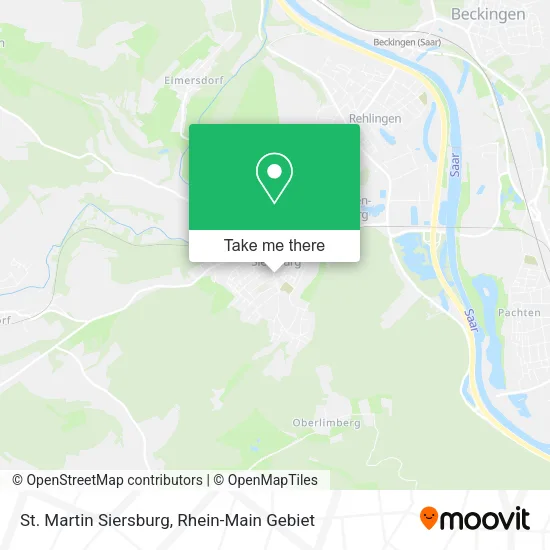 Карта St. Martin Siersburg