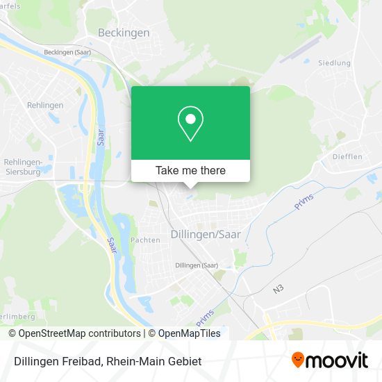 Карта Dillingen Freibad