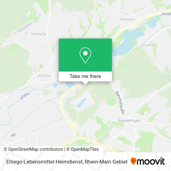 Карта Ehlego-Lebensmittel-Heimdienst