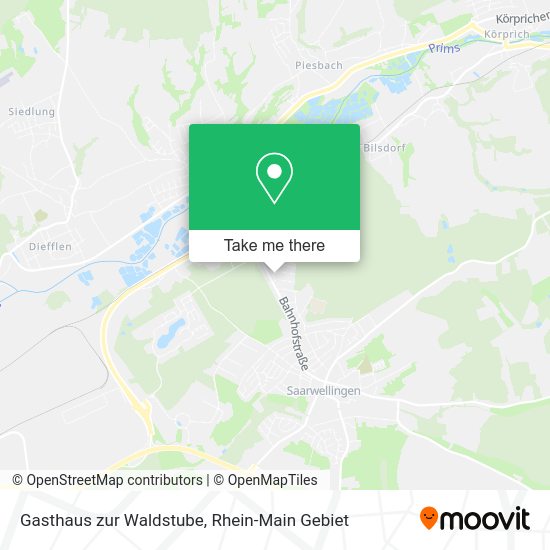 Карта Gasthaus zur Waldstube