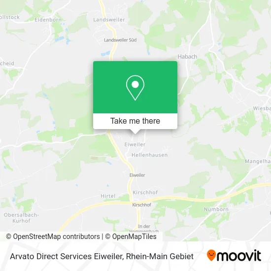 Карта Arvato Direct Services Eiweiler