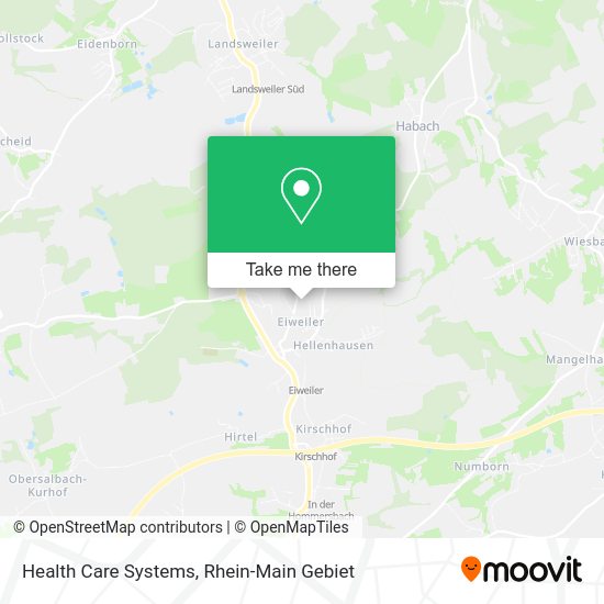 Карта Health Care Systems