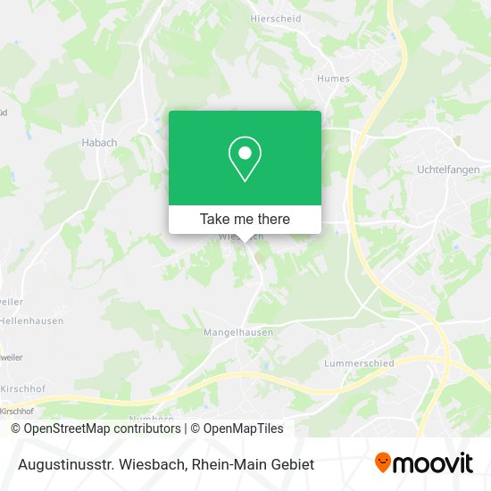 Карта Augustinusstr. Wiesbach