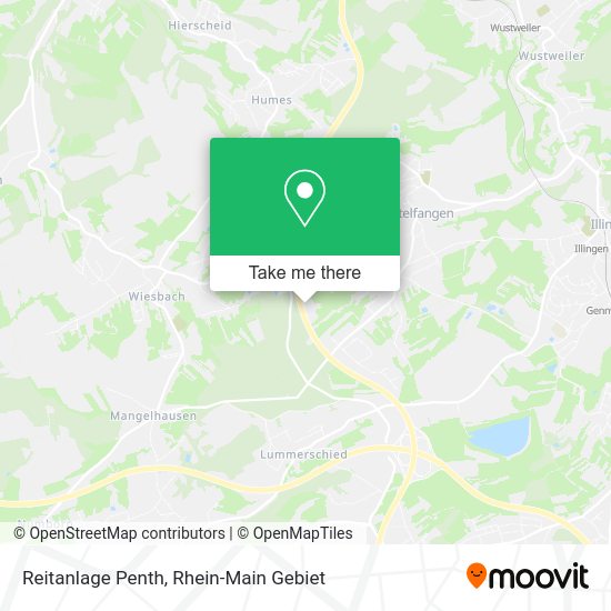 Карта Reitanlage Penth