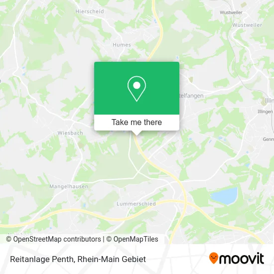 Карта Reitanlage Penth