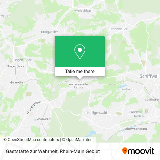 Карта Gaststätte zur Wahrheit