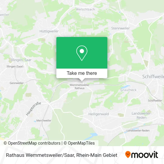 Карта Rathaus Wemmetsweiler/Saar