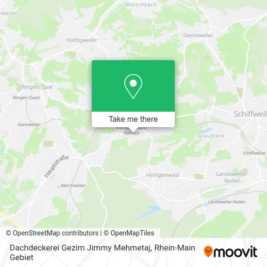 Карта Dachdeckerei Gezim Jimmy Mehmetaj
