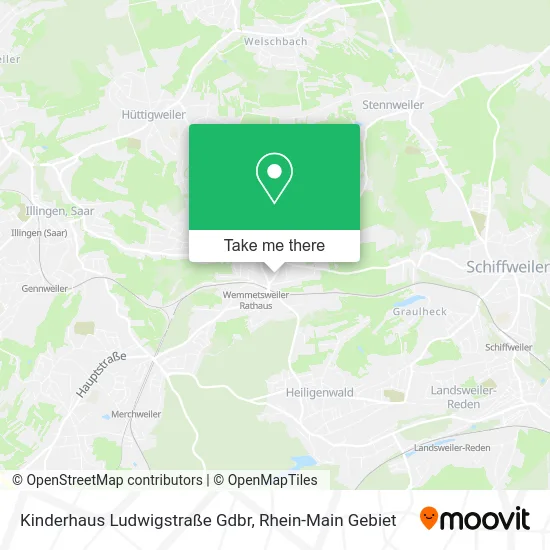 Карта Kinderhaus Ludwigstraße Gdbr