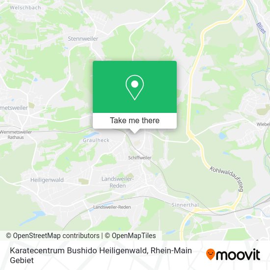 Карта Karatecentrum Bushido Heiligenwald