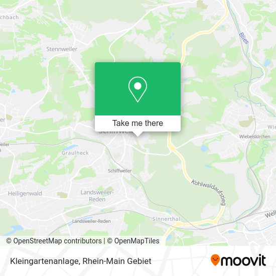 Карта Kleingartenanlage