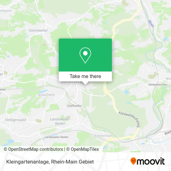 Карта Kleingartenanlage