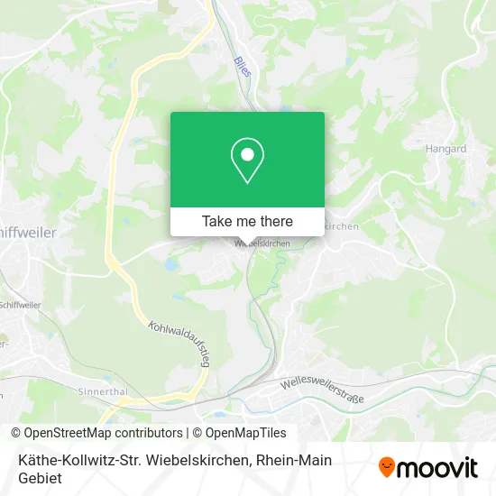 Карта Käthe-Kollwitz-Str. Wiebelskirchen