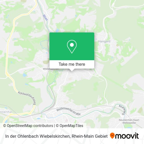 Карта In der Ohlenbach Wiebelskirchen