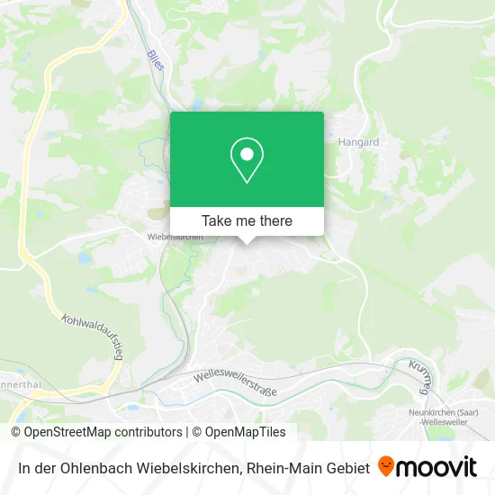 Карта In der Ohlenbach Wiebelskirchen