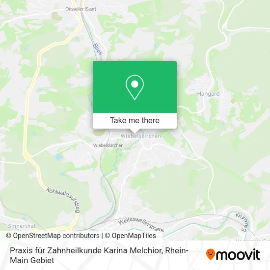 Карта Praxis für Zahnheilkunde Karina Melchior