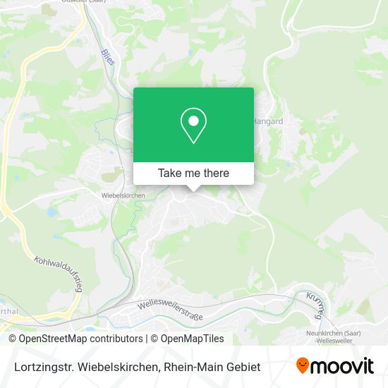 Карта Lortzingstr. Wiebelskirchen