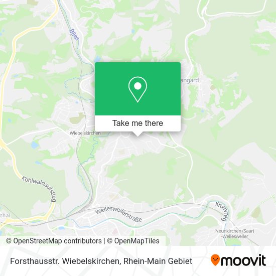 Карта Forsthausstr. Wiebelskirchen