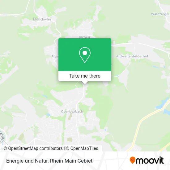 Карта Energie und Natur