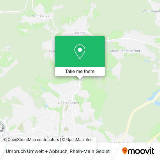 Карта Umbruch Umwelt + Abbruch